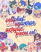 Settphel Acrylic Pieces set acrylics CharlesZwei doujin