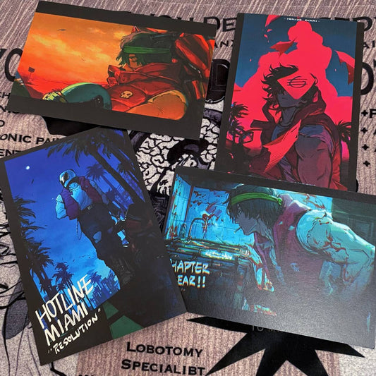 HLM Art Print Postcard game hlm prints tatsu