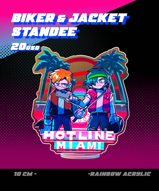 HLM Biker&Jacket Standee acrylics doujin game tatsu