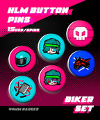HLM Button Pins Set doujin game pins tatsu