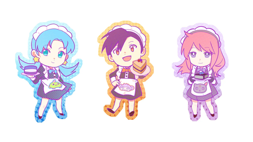 Maid Cafe Theme Acrylic Figure acrylics doujin