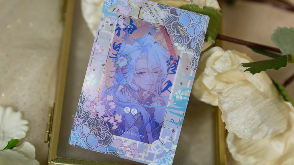 Genshin Impact-神里綾人 Kamisato Ayato-Flower doujin game genshin kefantasy prints