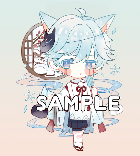 [PRE-ORDER] Genshin 四季流雲 Resin Acrylic Keychain
