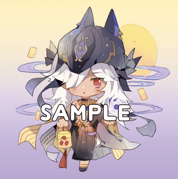 [PRE-ORDER] Genshin 四季流雲 Resin Acrylic Keychain