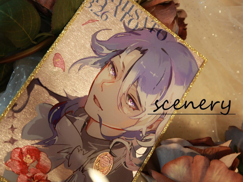 Genshin Impact-神里綾人 Kamisato Ayato-Scenery doujin game genshin kefantasy prints