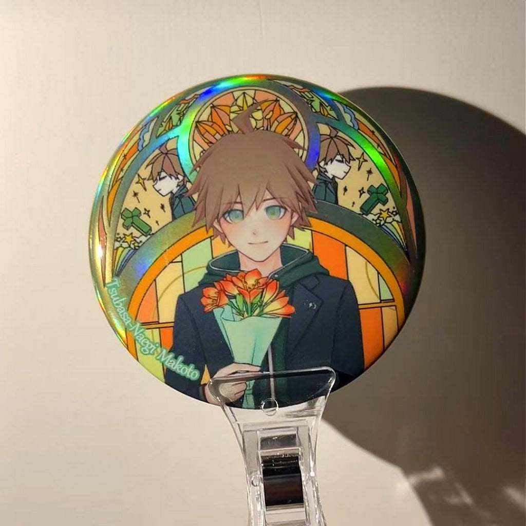 Danganronpa Flower Language Series Badge/pin Danganronpa doujin game pins tsubasa