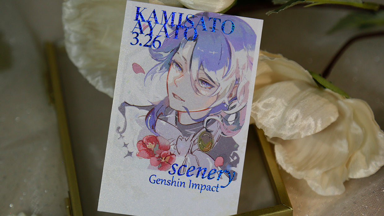 Genshin Impact-神里綾人 Kamisato Ayato-Scenery doujin game genshin kefantasy prints