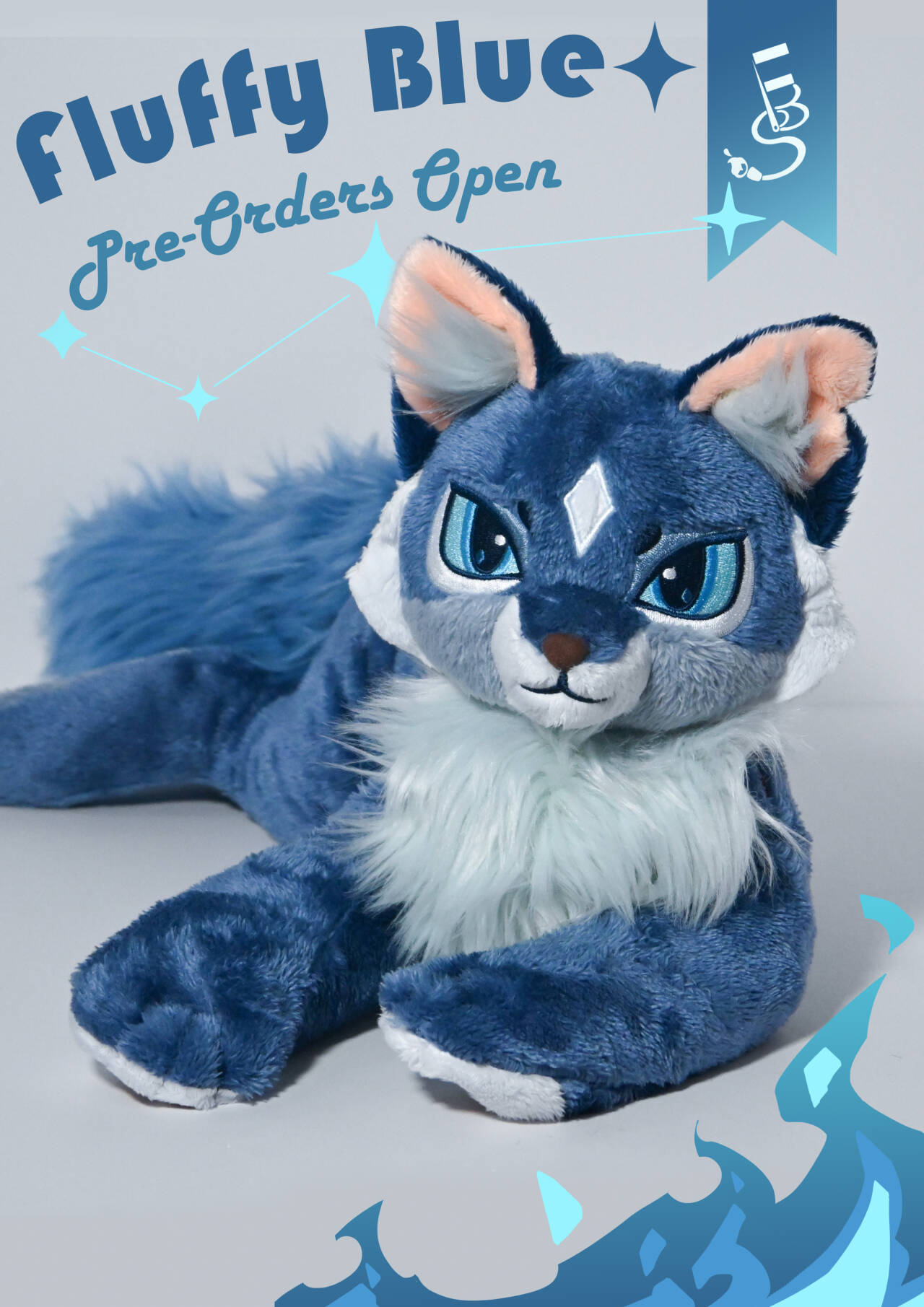 Fluffy Blue