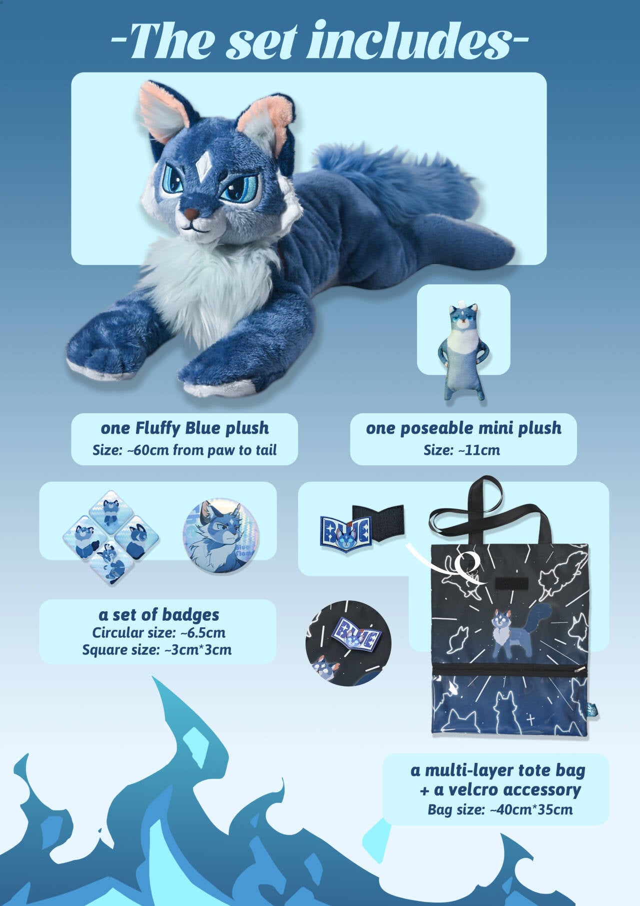 Fluffy Blue