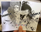 Nabhani&Sultan Fork&Cake Postcard Set doujin game kinoko prints sultan's_game