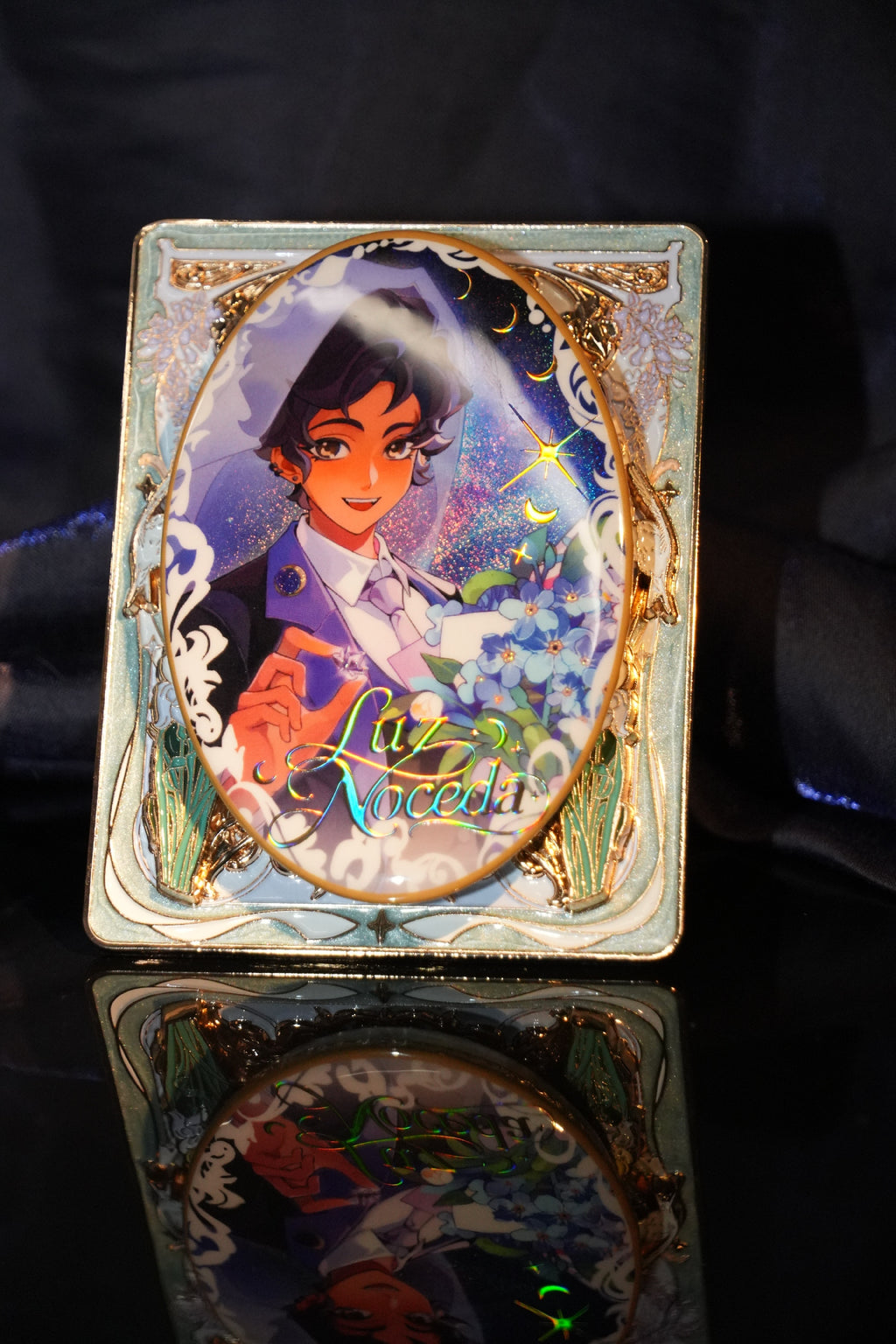 The Owl House Lumity Foil Tin Button Badge acrylics doujin game TOH