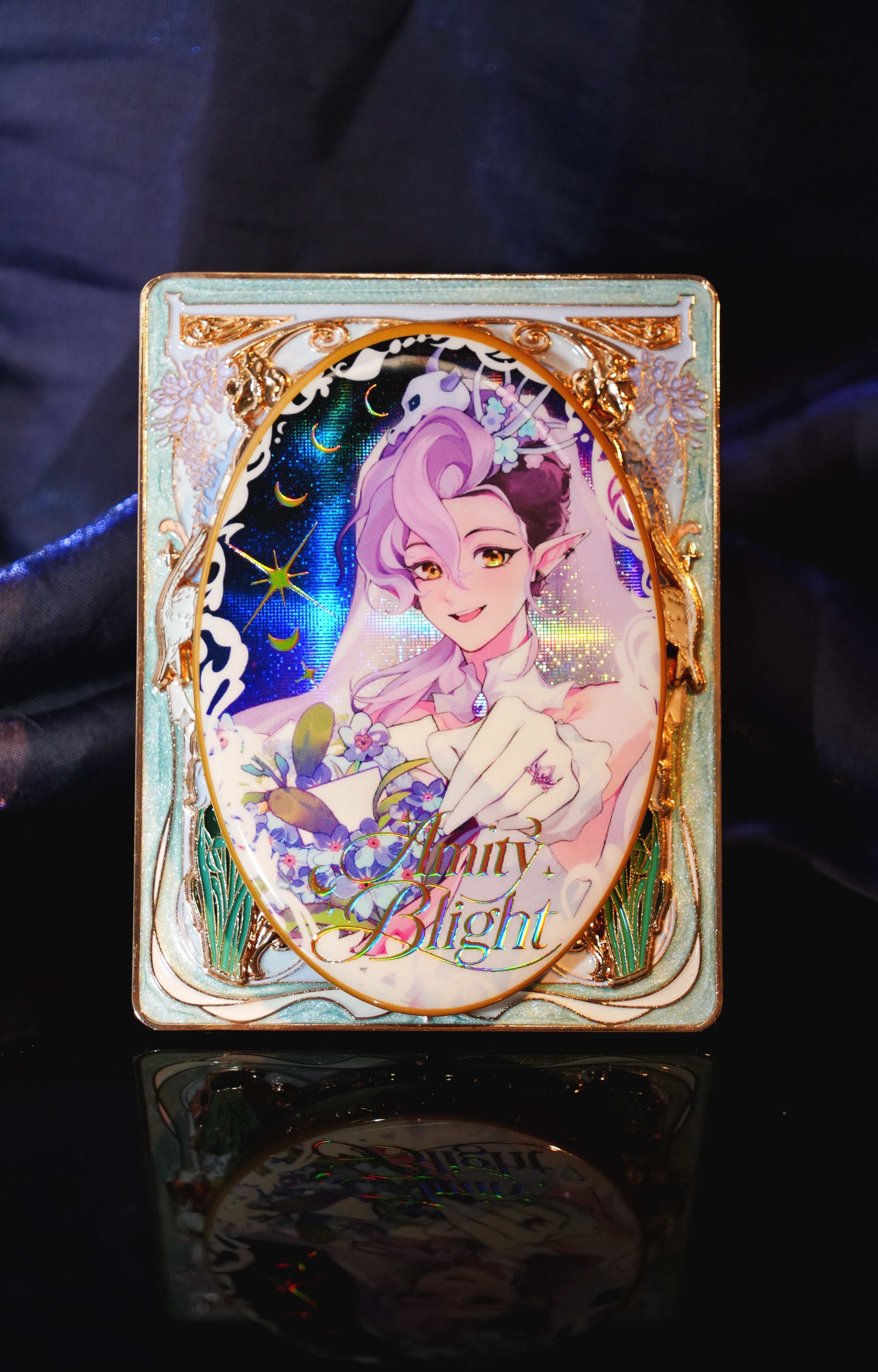 The Owl House Lumity Foil Tin Button Badge acrylics doujin game TOH