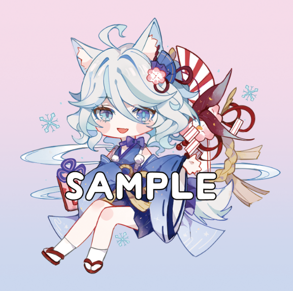 [PRE-ORDER] Genshin 四季流雲 Resin Acrylic Keychain