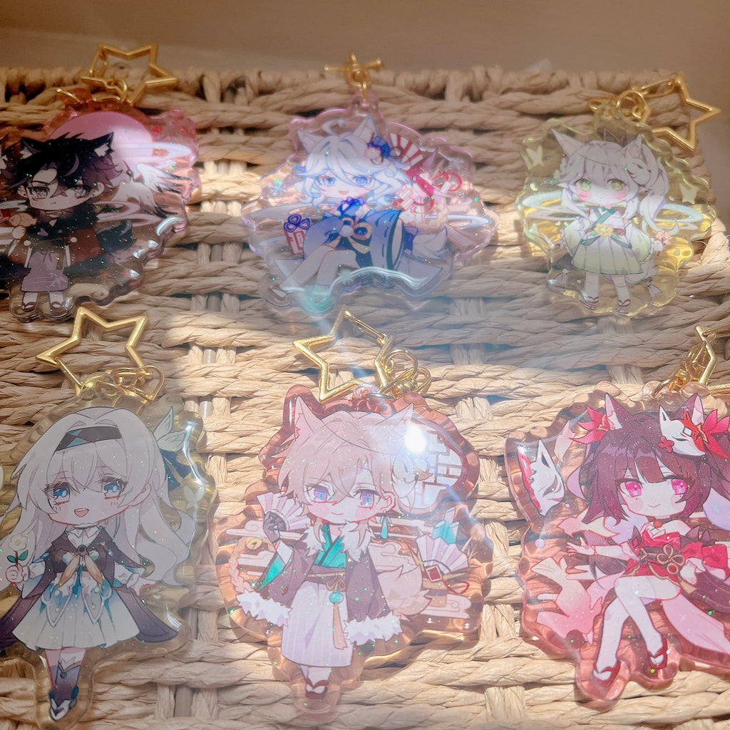[PRE-ORDER] Genshin 四季流雲 Resin Acrylic Keychain