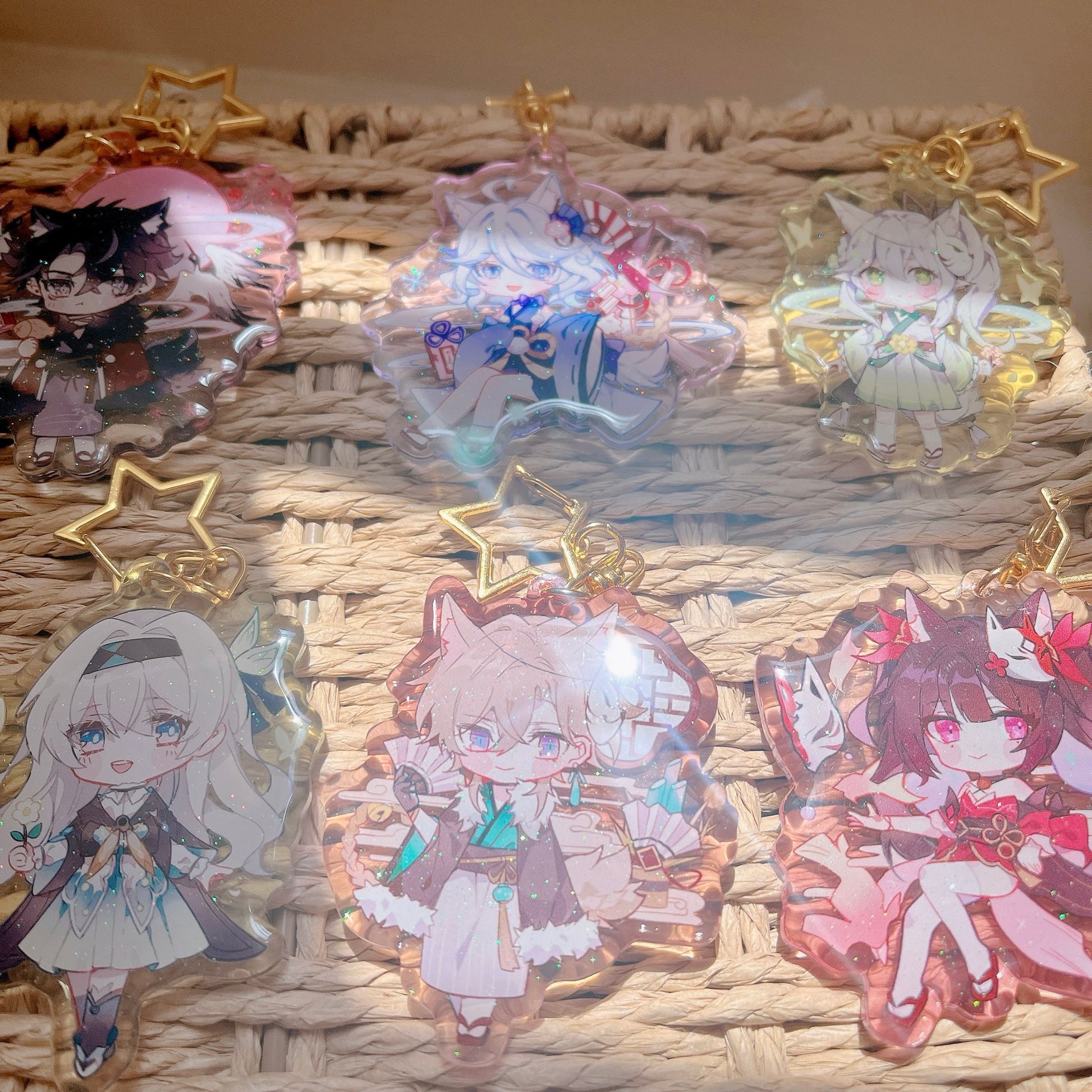 [PRE-ORDER] Genshin 四季流雲 Resin Acrylic Keychain