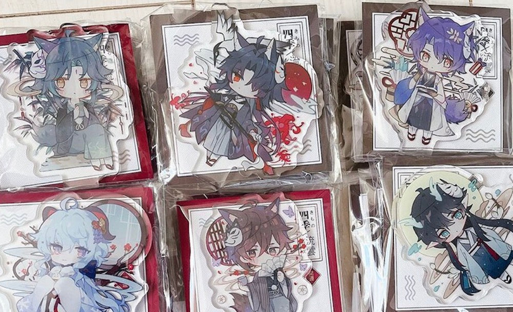 [PRE-ORDER] Genshin 四季流雲 Resin Acrylic Keychain