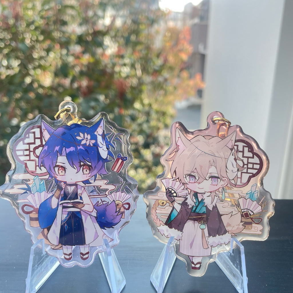 [PRE-ORDER] Genshin 四季流雲 Resin Acrylic Keychain