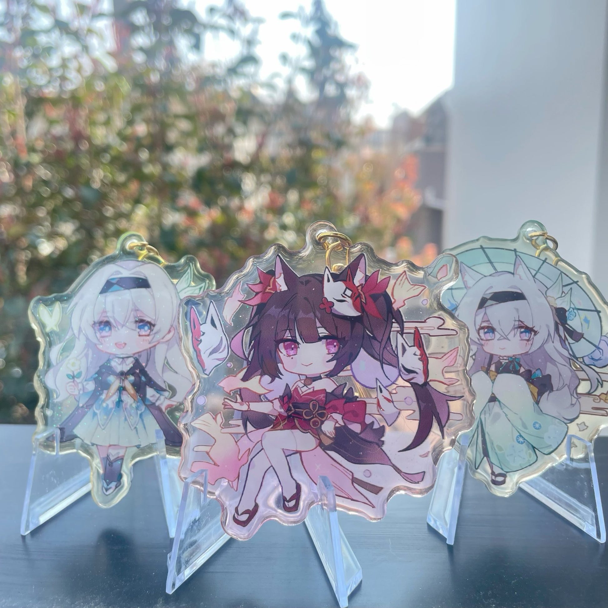 [PRE-ORDER] Genshin 四季流雲 Resin Acrylic Keychain