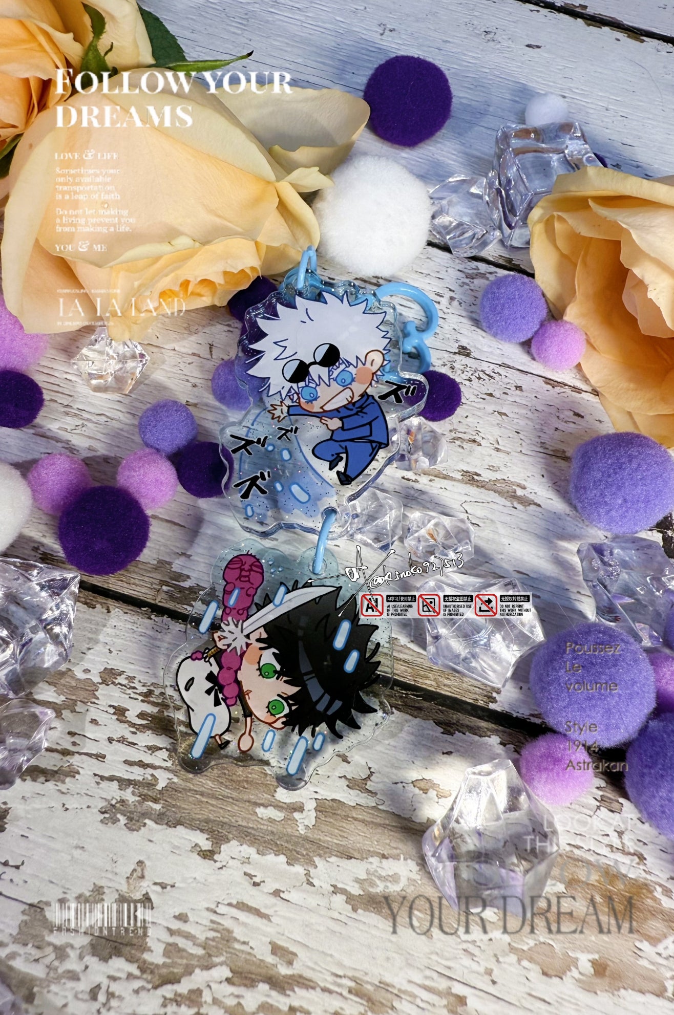 JJK GOTOJI 「蒼Ao」 Acrylic Charm