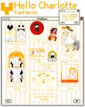 Hello Charlotte Merch Collection doujin game