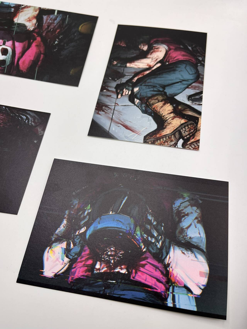 HLM Art Print Postcard 2 game hlm prints tatsu