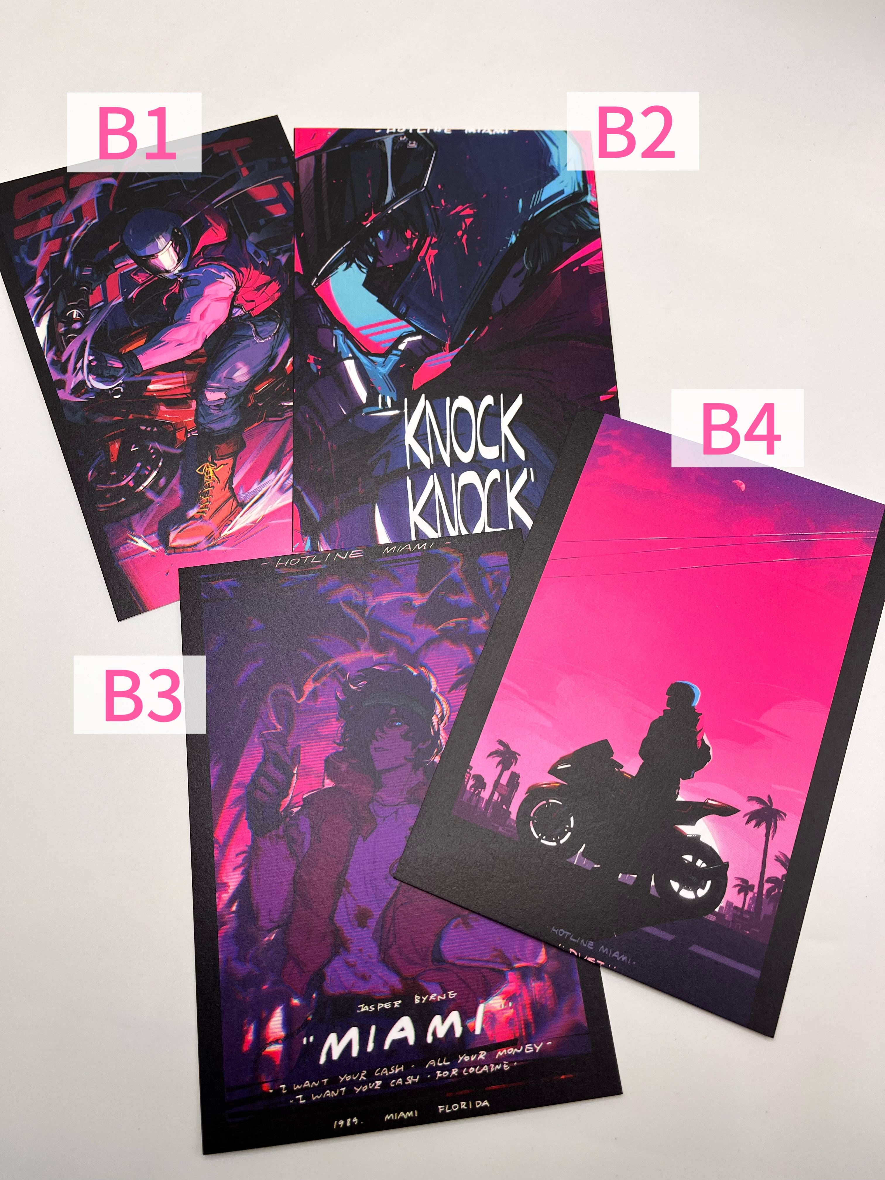 HLM Art Print Postcard 2 game hlm prints tatsu