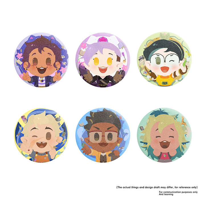 [🦉TOH Fanarts]Plash Badges anime doujin pins TOH