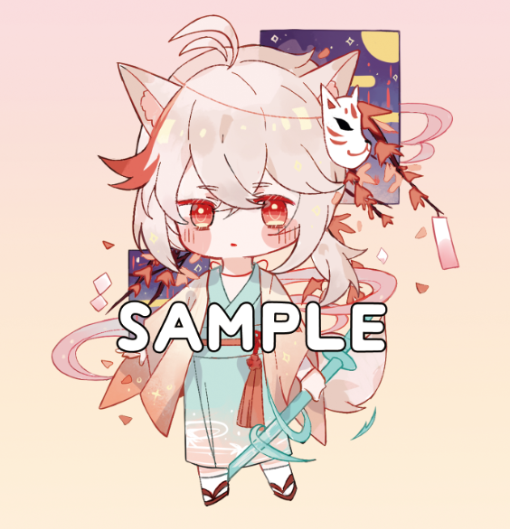 [PRE-ORDER] Genshin 四季流雲 Resin Acrylic Keychain