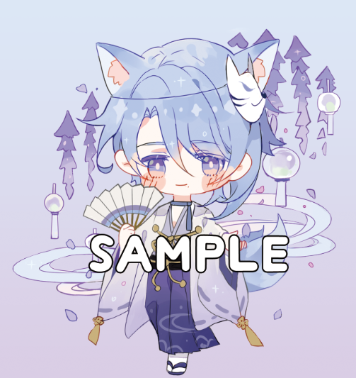 [PRE-ORDER] Genshin 四季流雲 Resin Acrylic Keychain