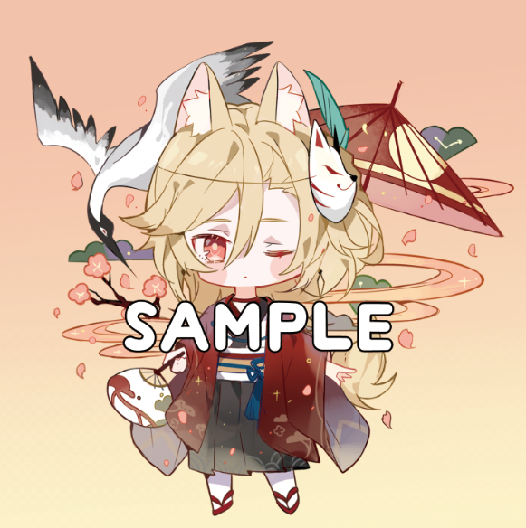 [PRE-ORDER] Genshin 四季流雲 Resin Acrylic Keychain