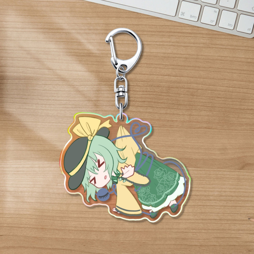 Yukari/Yuyuko/Kasen/Koishi Keychain acrylics doujin flsan game touhou