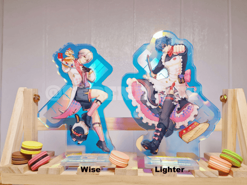 Lighter & Wise Holographic Standee acrylics doujin game serenecity ZenlessZoneZero
