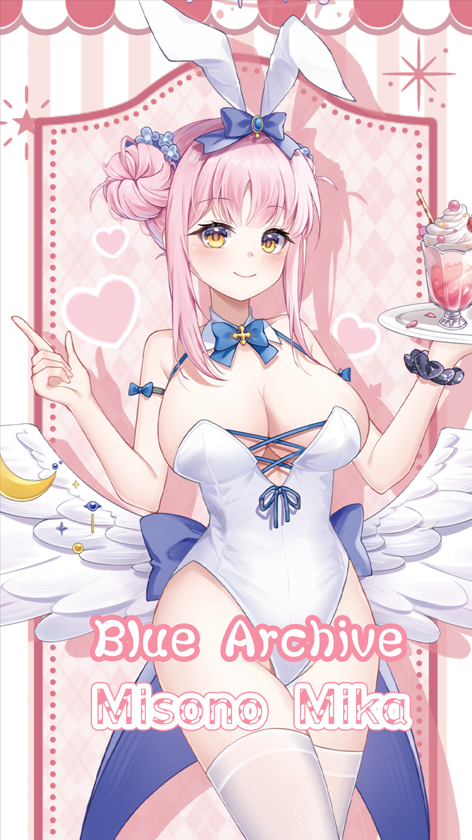Blue Archive Misono Mika Bunny Girl Series acrylics bluearchive doujin game ikkou