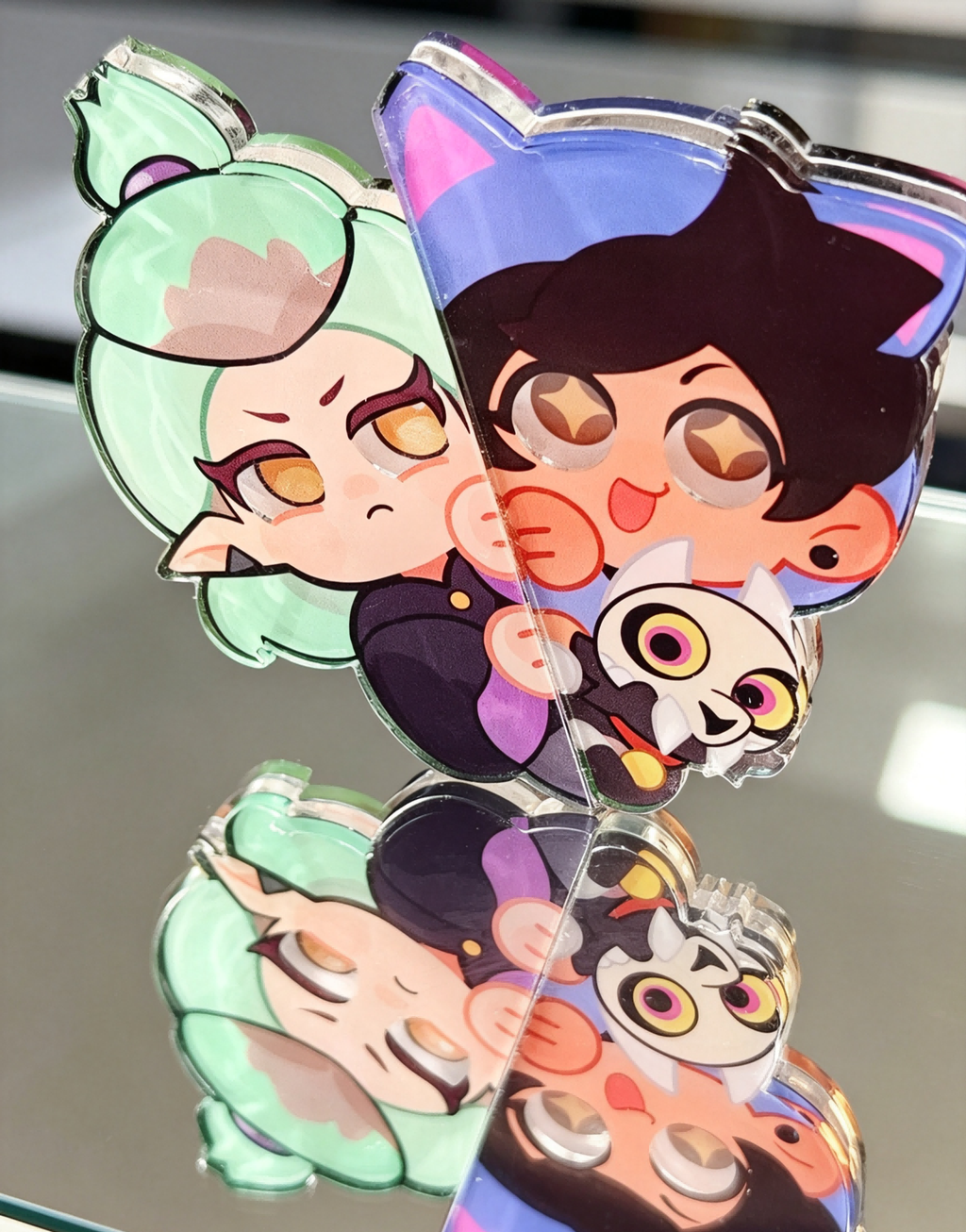 The Owl House Lumity Wiggly Eye Magnet acrylics doujin game TOH