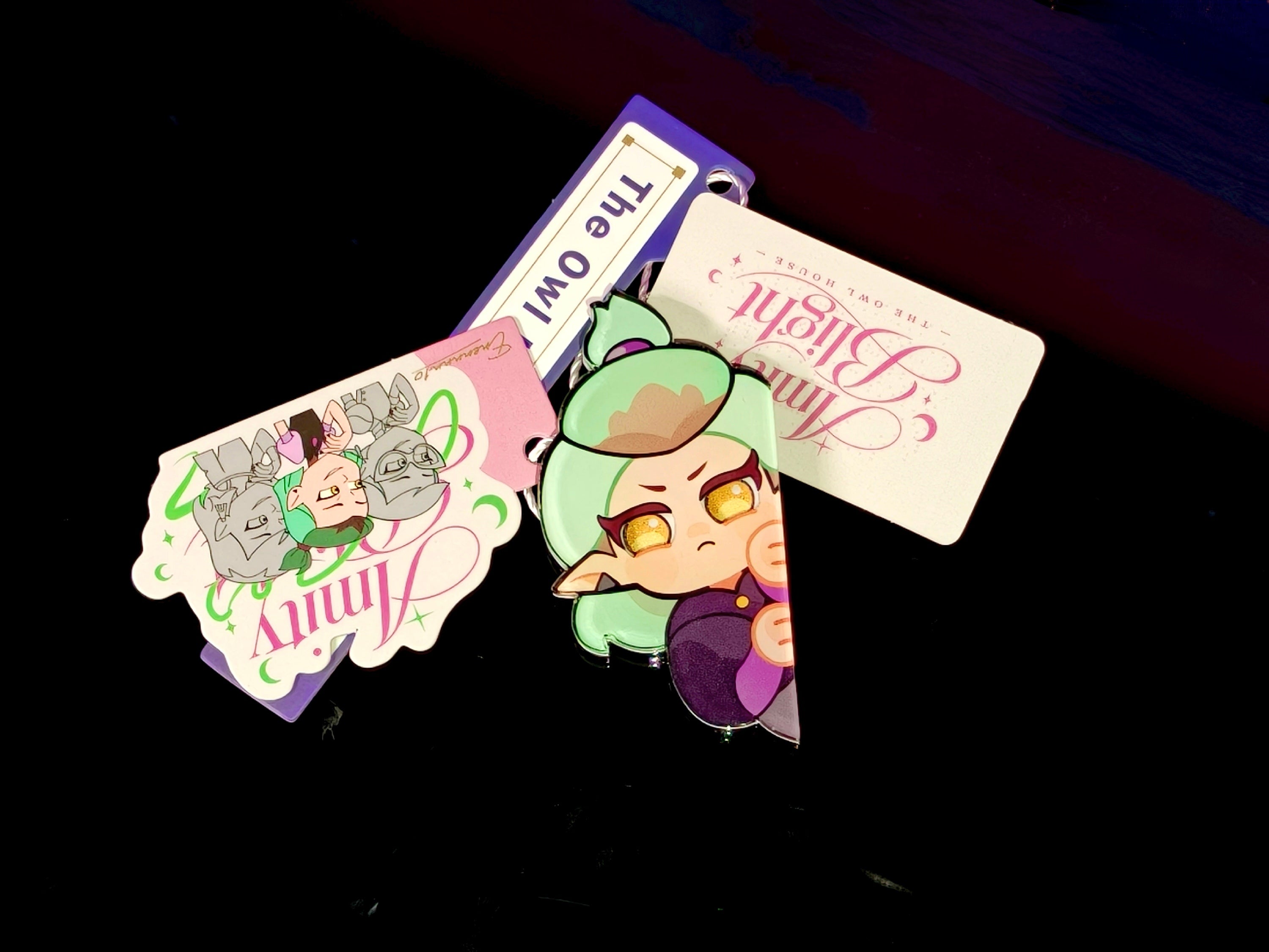 The Owl House Lumity Wiggly Eye Magnet acrylics doujin game TOH