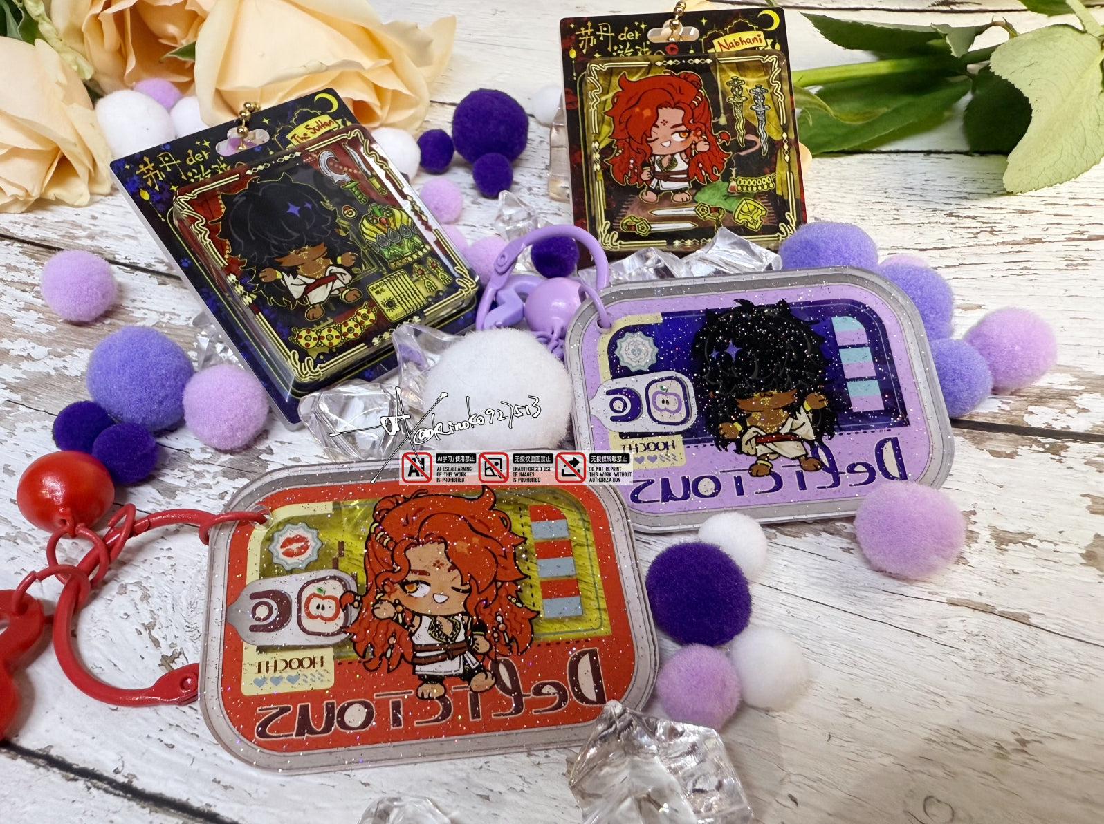 Sultan's Game Sultan/Nabhani Acrylic Charm