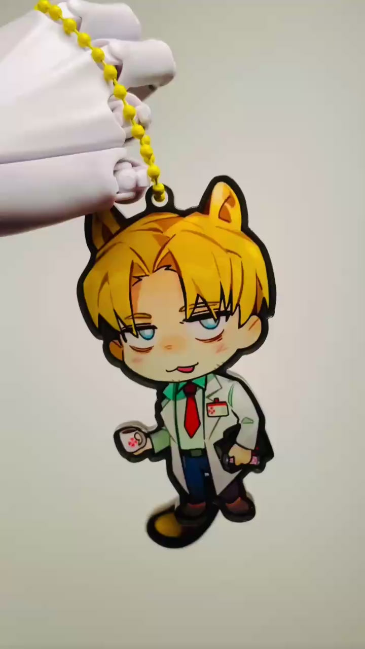 resident evil wiggle tail acrylic charm