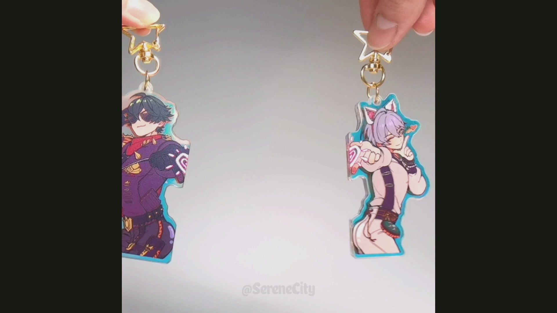 LighterWise Magnetic Double-Sided Acrylic Keychain
