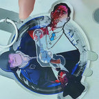In-stock | Emesis Blue Roulette Spinning Acrylic Charm