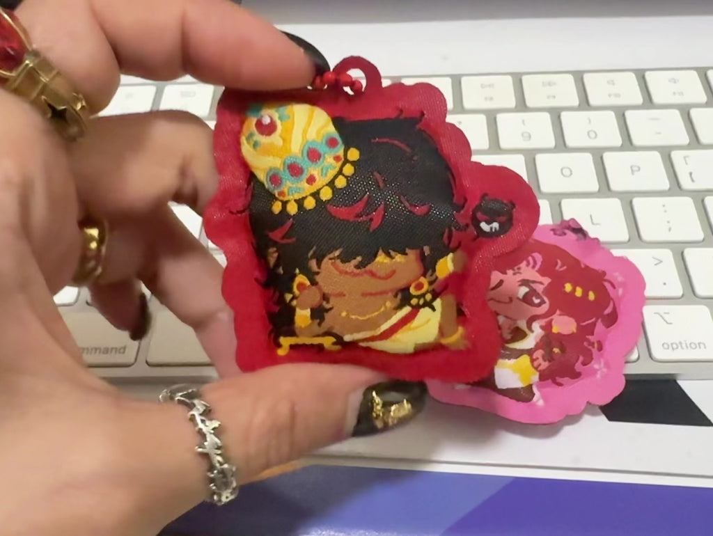 Padded Plush Keychain
