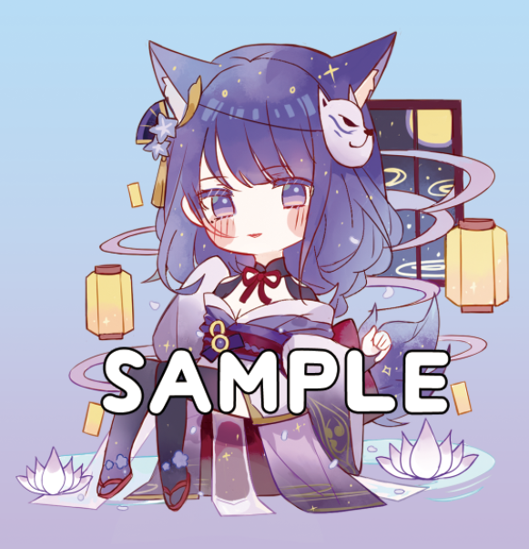 [PRE-ORDER] Genshin 四季流雲 Resin Acrylic Keychain