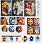 Ryomina Acrylics&Badge Collection acrylics doujin luckpigeon