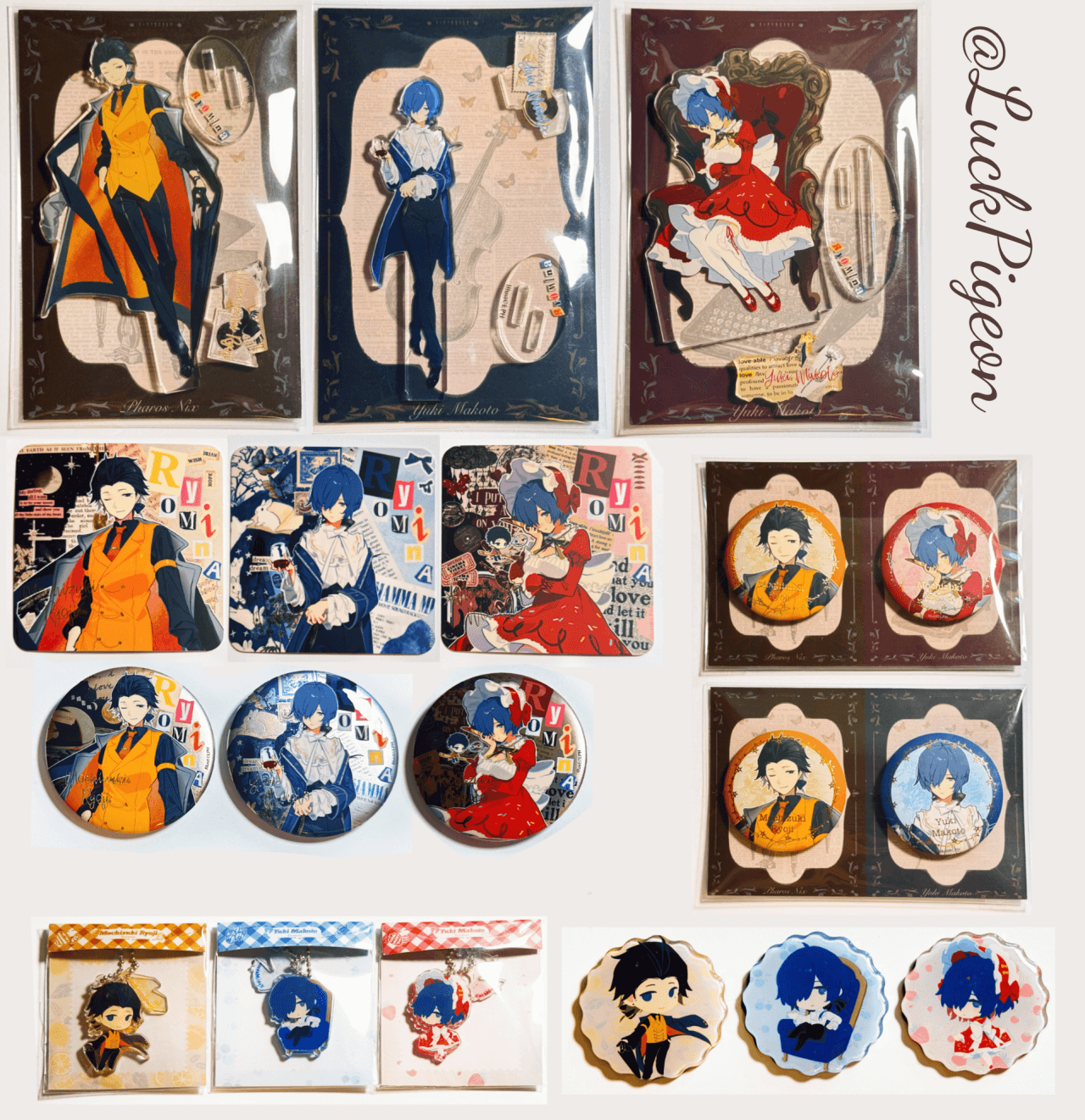 Ryomina Acrylics&Badge Collection acrylics doujin luckpigeon