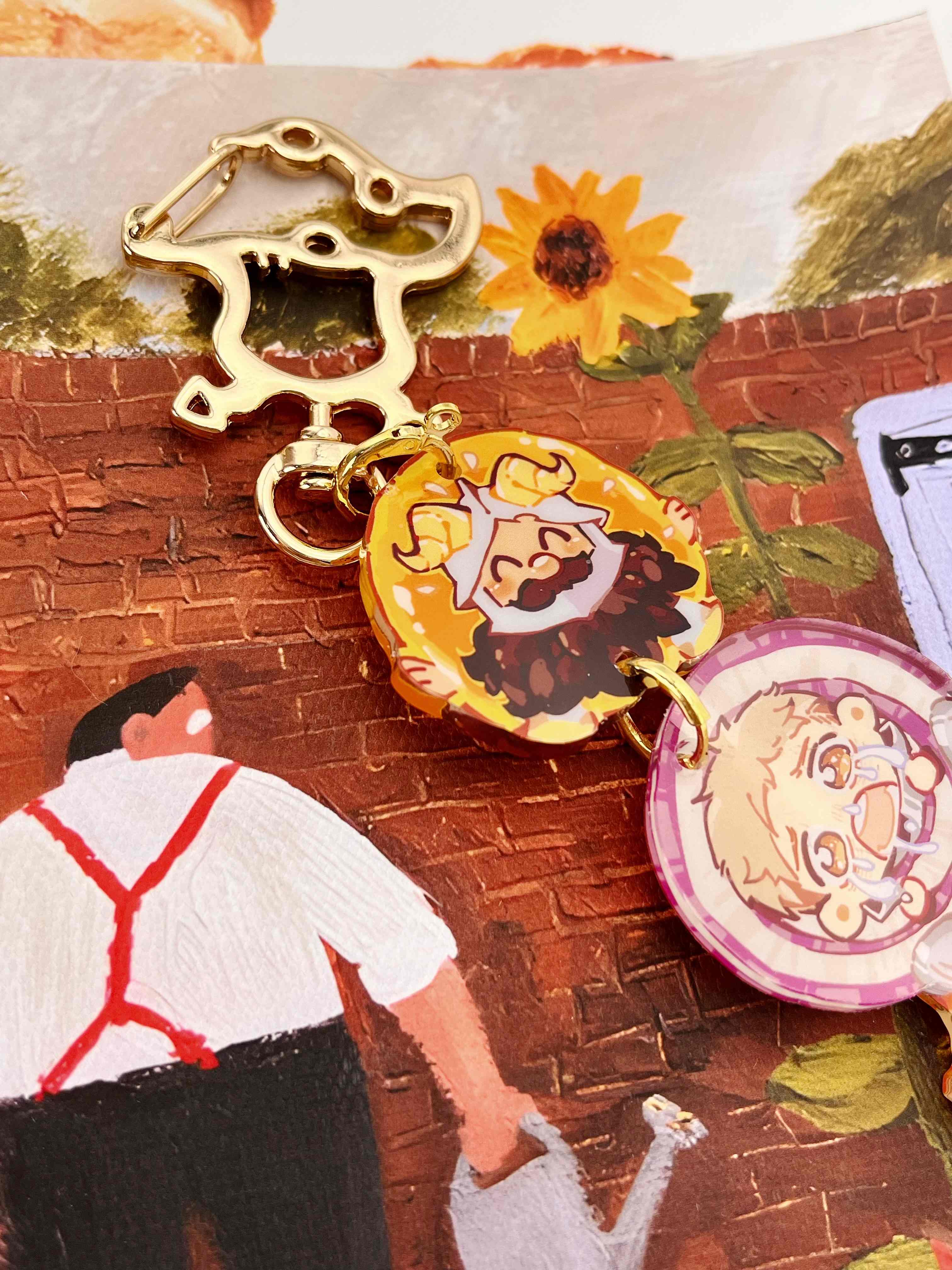 Senshi Burger Charms Set acrylics anime doujin dungeonmeshi naideex