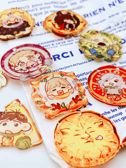 Senshi Burger Charms Set acrylics anime doujin dungeonmeshi naideex