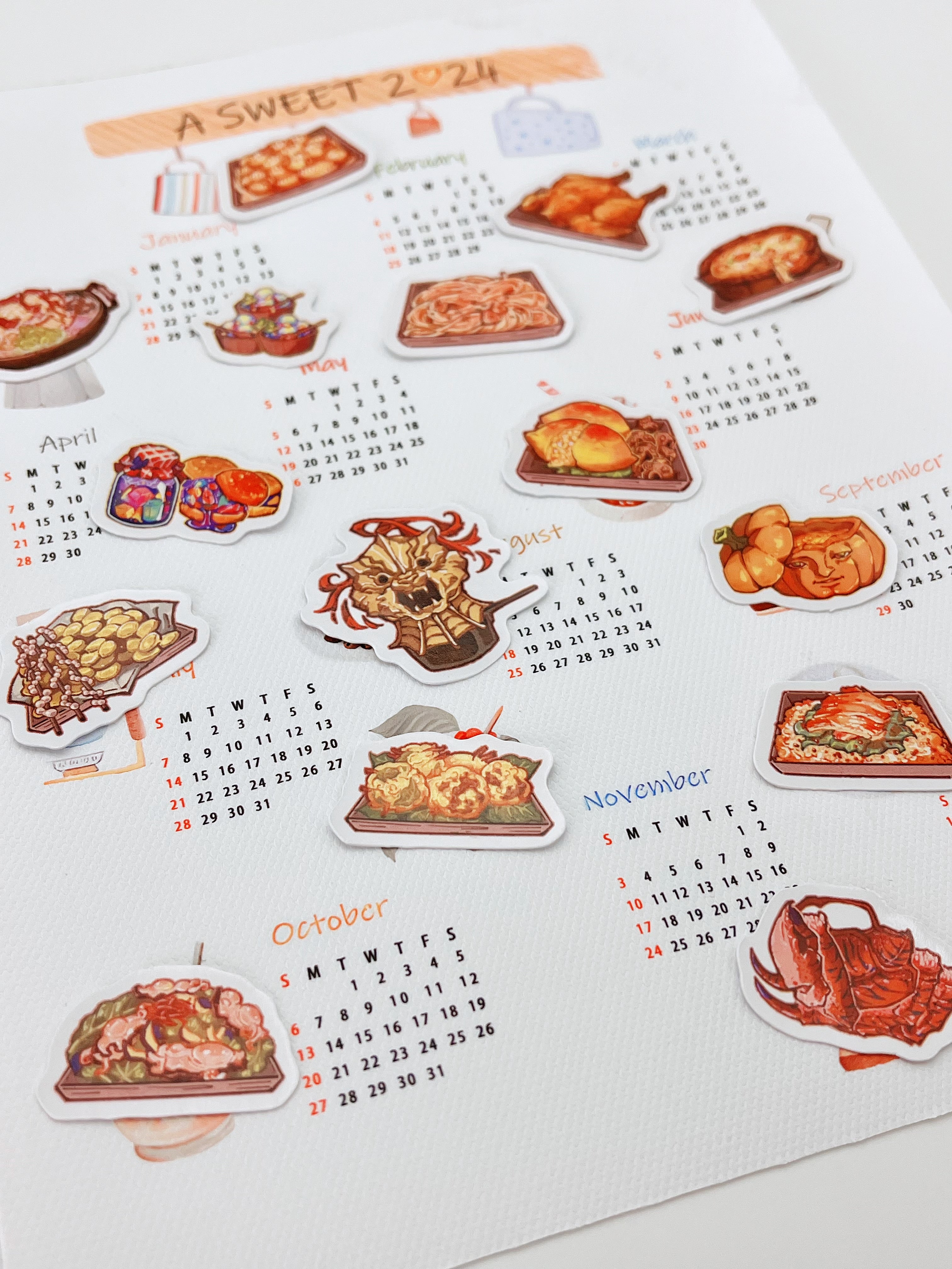 Senshi Cafeteria Food Stickers Set anime doujin dungeonmeshi naideex stickers