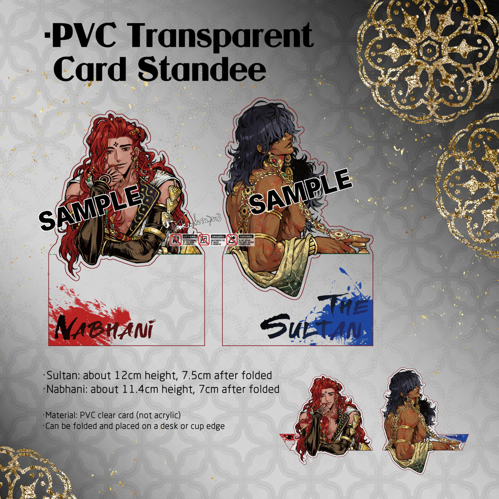 PVC Transparent Card Standee