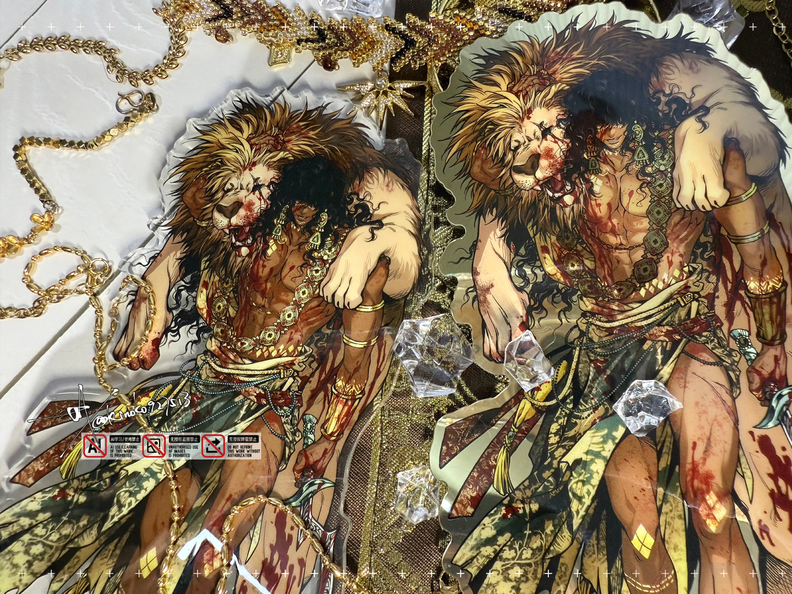 Sultan's Game [Lion Hunter] Acrylic Standee acrylics doujin game kinoko sultan's_game