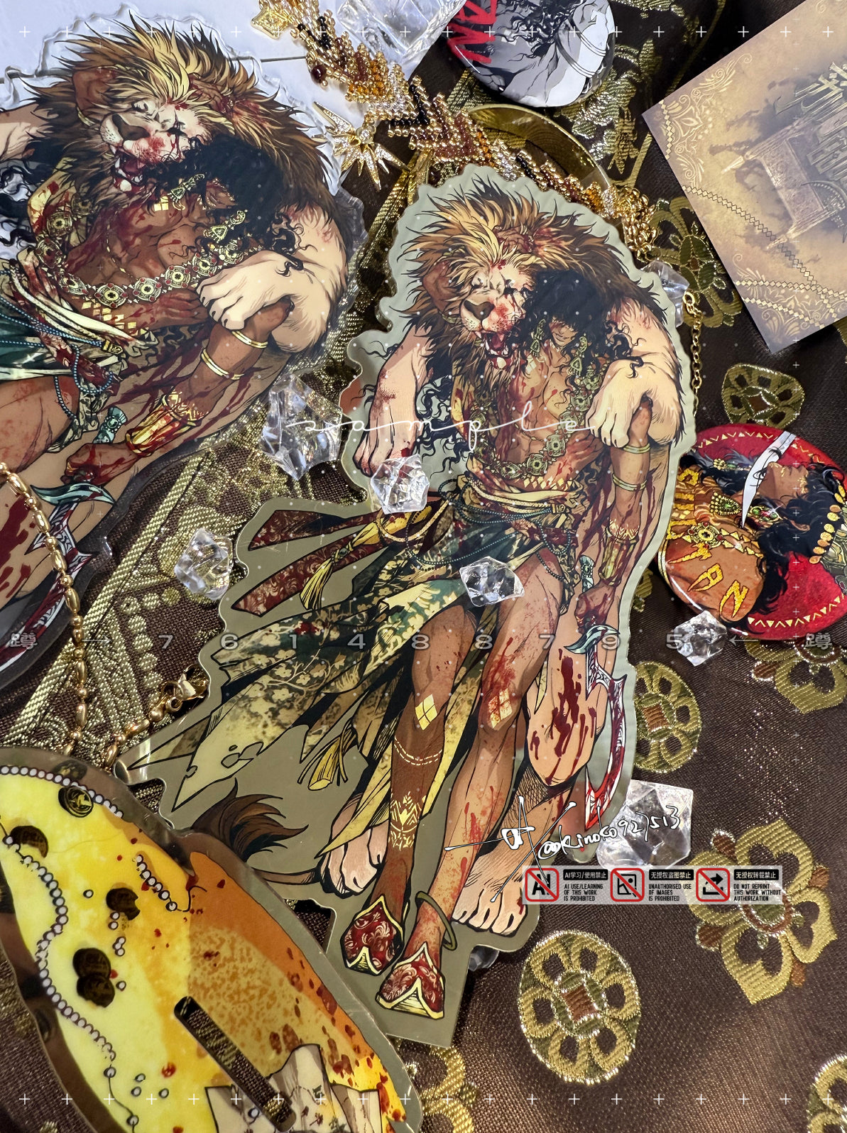 Sultan's Game [Lion Hunter] Acrylic Standee acrylics doujin game kinoko sultan's_game