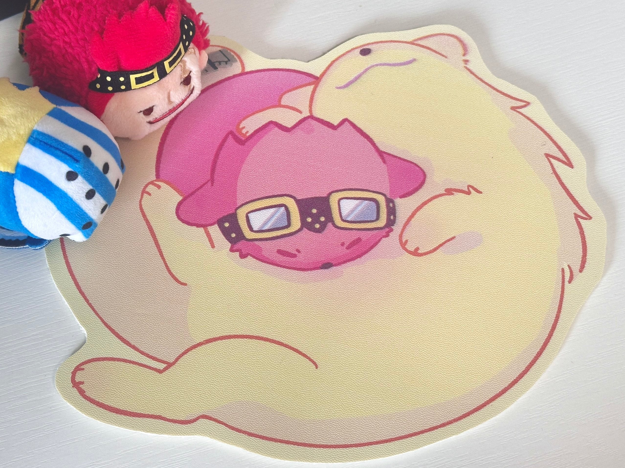 Kid & Killer Custom Mouse Pad & Light-Up Keycaps — One Piece KID PIRATES Fan Made